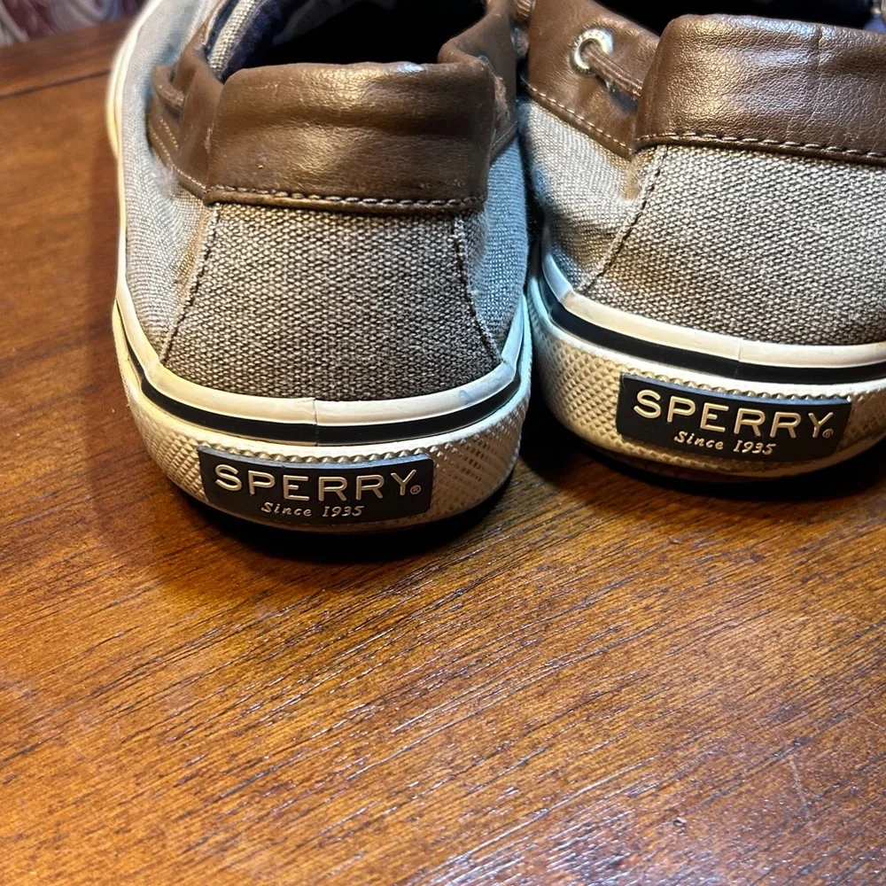 Sperry Men's Brown and Gray Boat Shoes